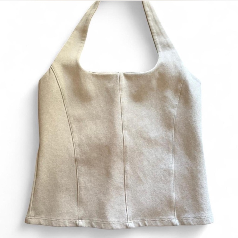 Zara Soft Cream Tote Bag size Large